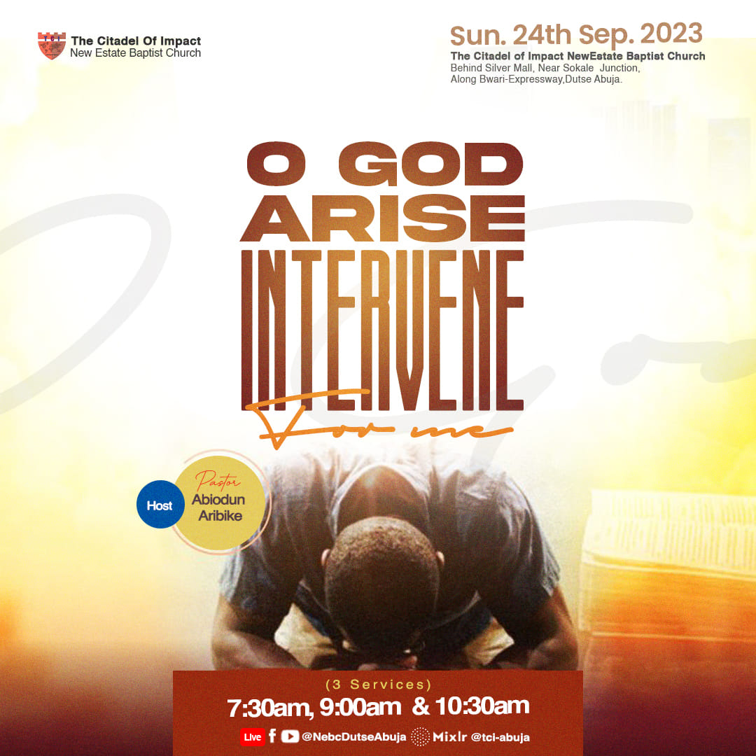 Read more about the article O God Arise Intervene for Me