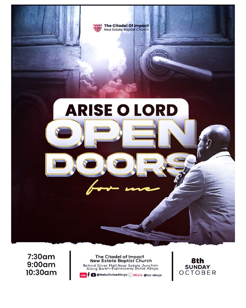 Read more about the article Arise O Lord Open Doors for Me