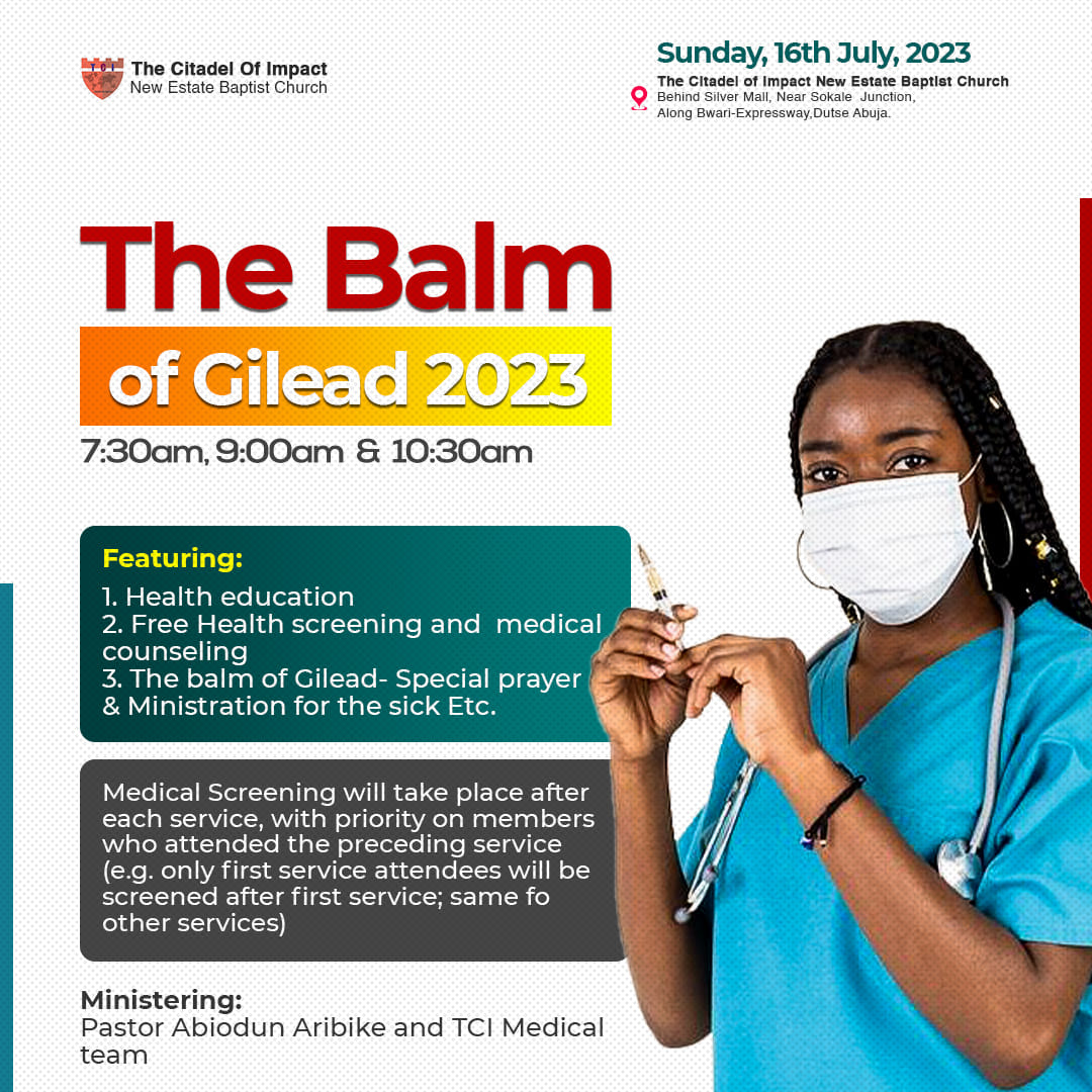 Read more about the article The Balm of Gilead