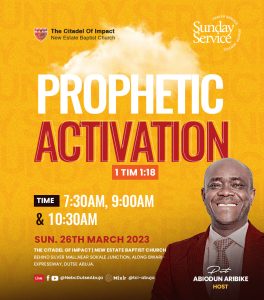 Prophetic Activation