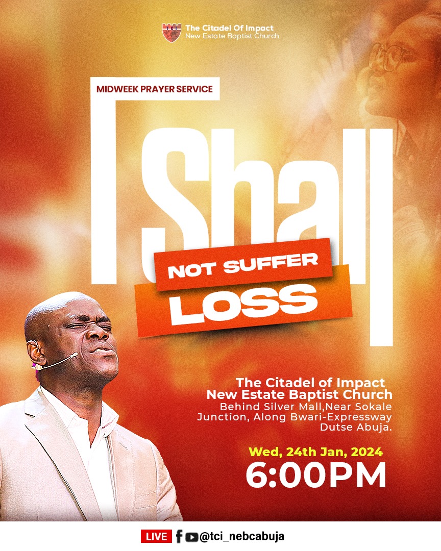 Read more about the article I SHALL NOT SUFFER LOSS