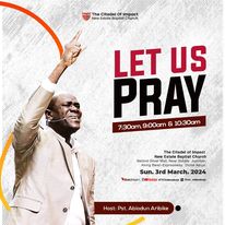 Let Us Pray 3rd March