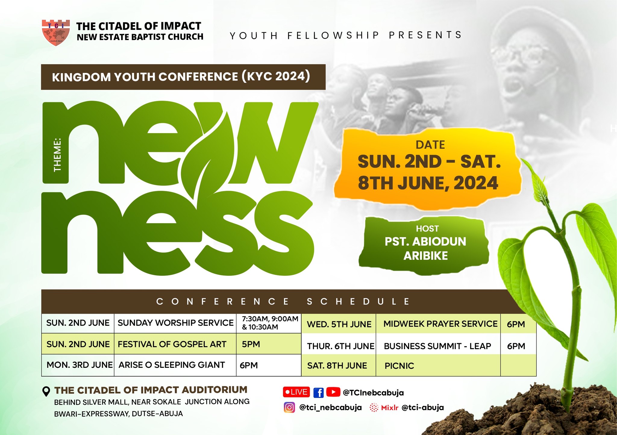 Read more about the article Kingdom Youth Conference – Newness