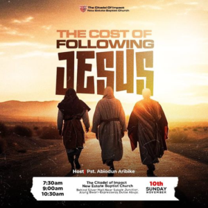 The Cost of Following Jesus