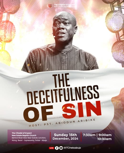 Read more about the article THE DECEITFULNESS OF SIN