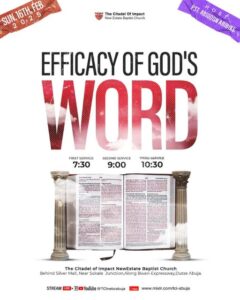 EFFICACY OF GOD'S WORD