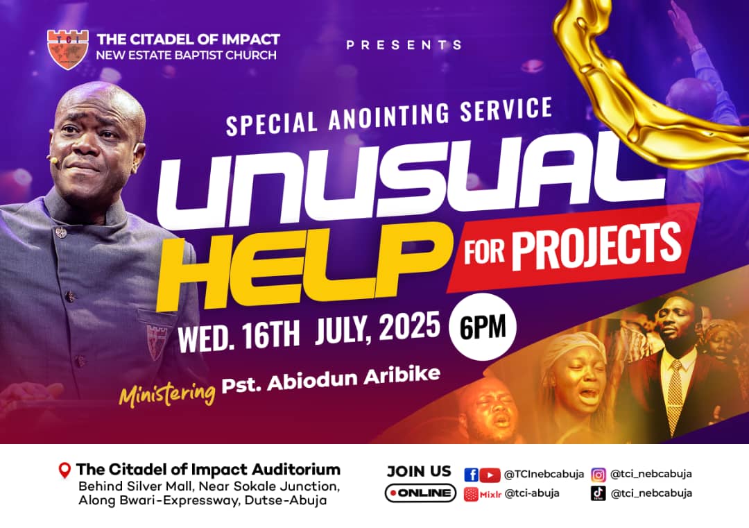 Read more about the article Unusual Help for Projects (Anointing Service)