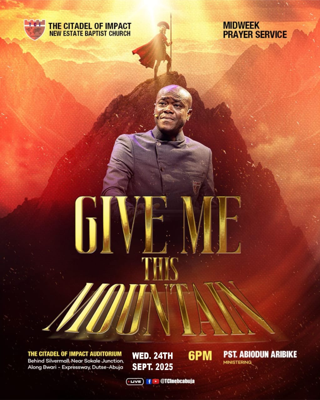Read more about the article Give me this Mountain – Prayer Service