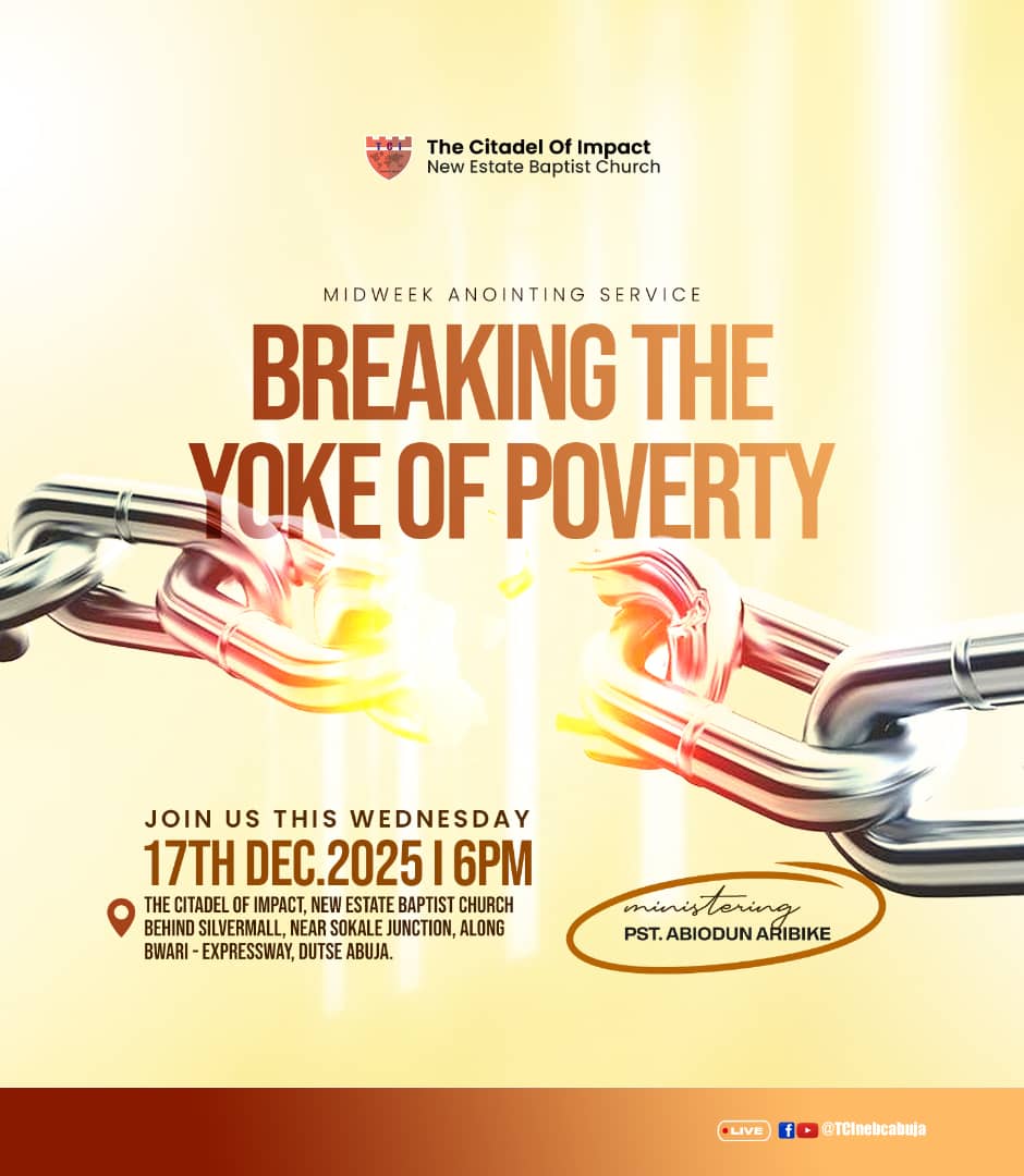 Read more about the article Breaking the Yoke of Poverty (Anointing Service)