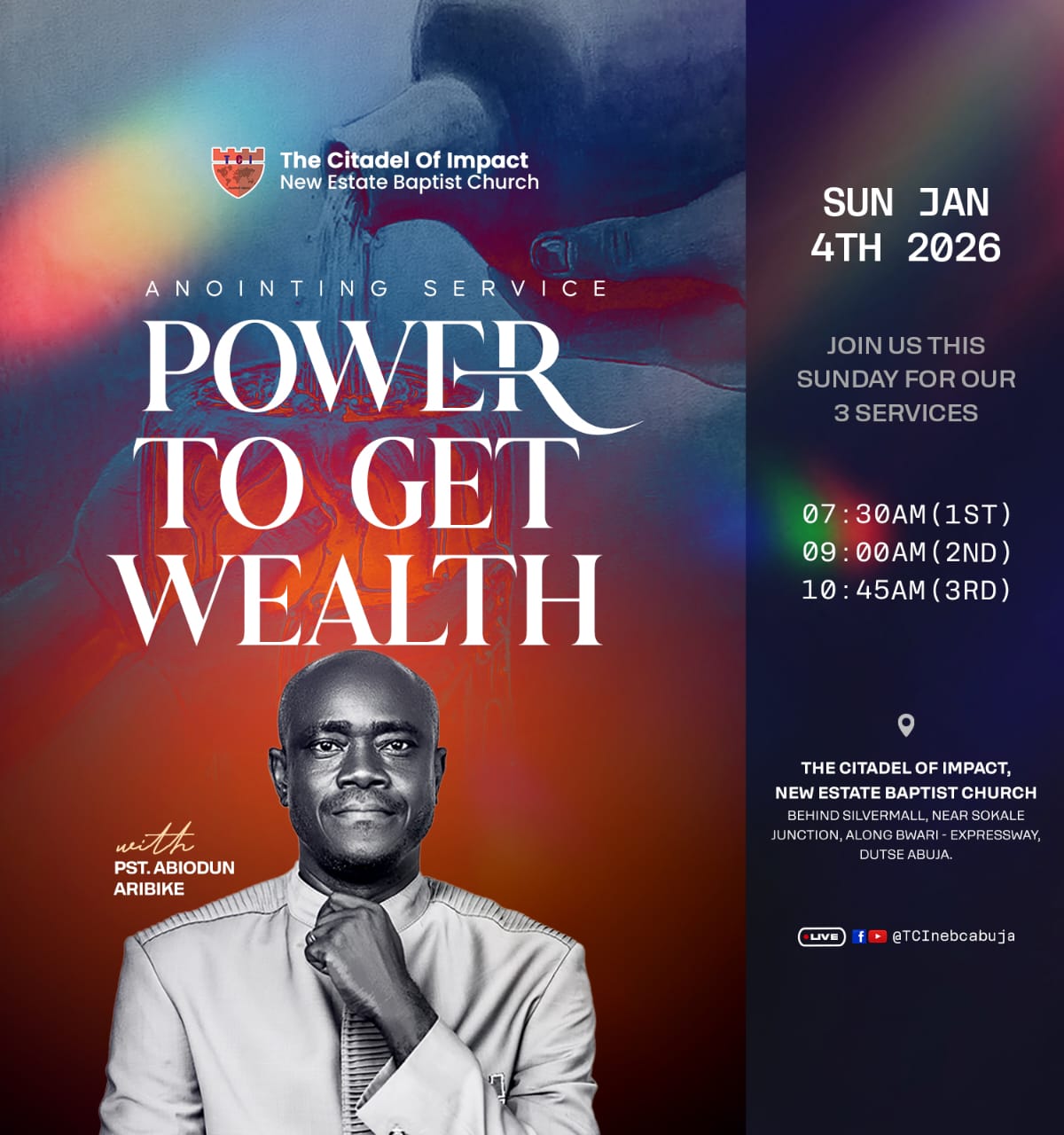 Read more about the article Power to Get Wealth – Anointing Service
