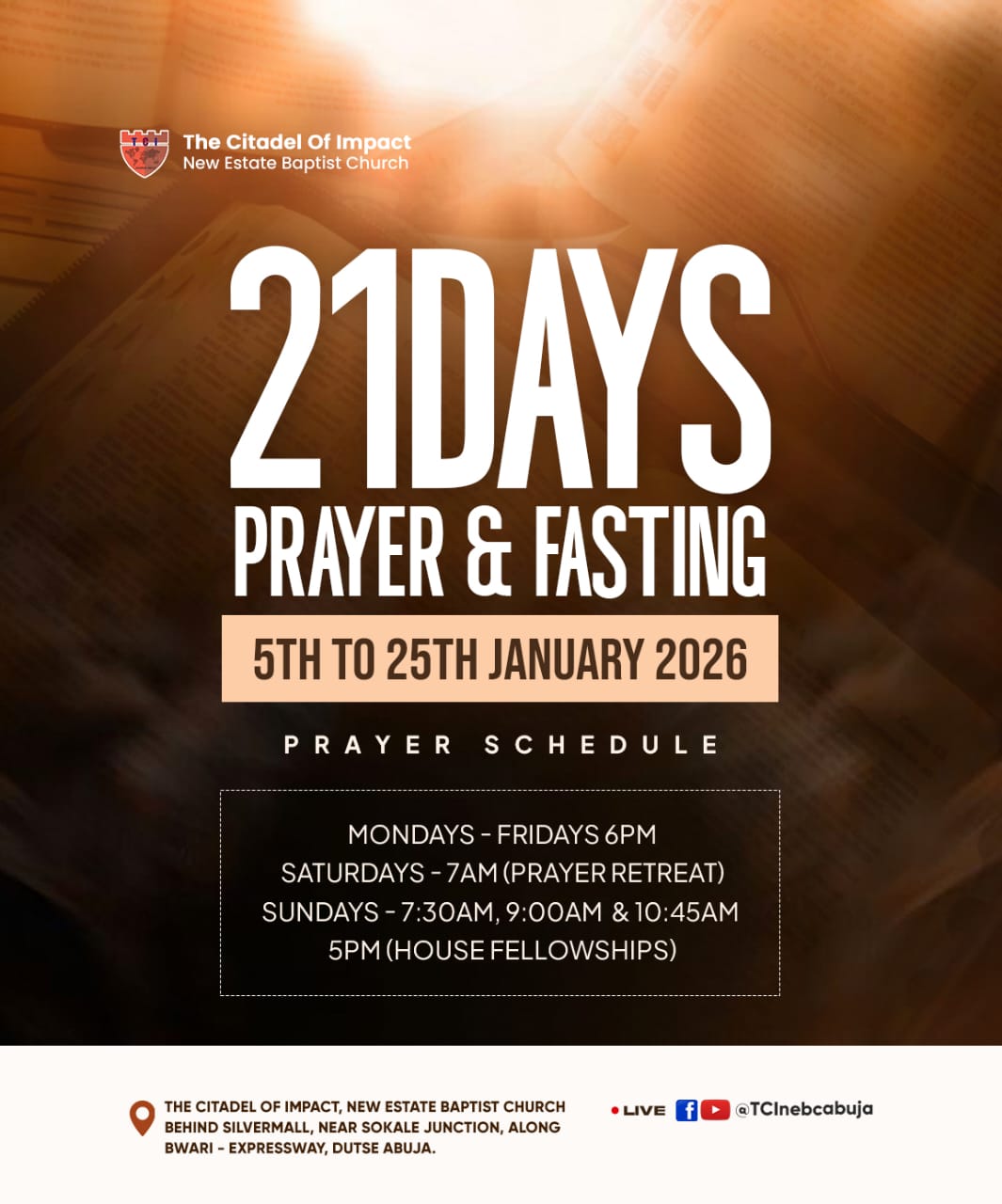 Read more about the article Day 5 – 21 Days Prayer & Fasting 2026