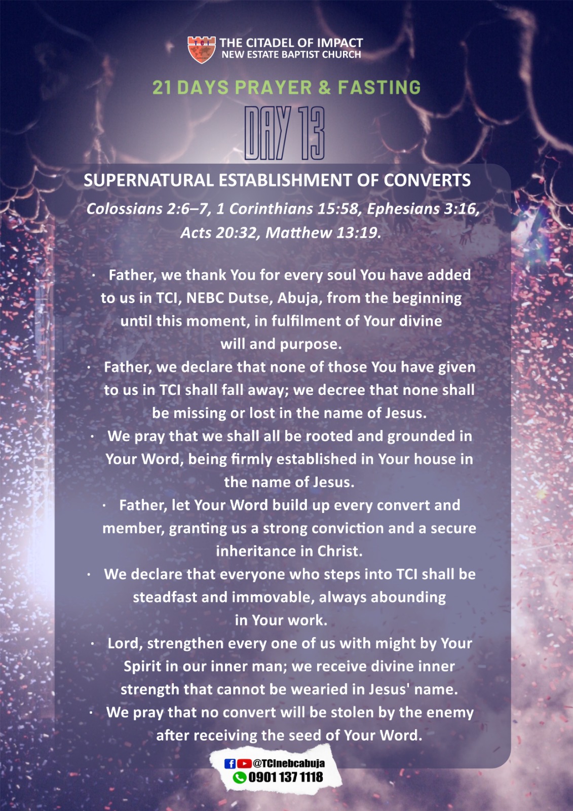 Read more about the article Prayer Retreat